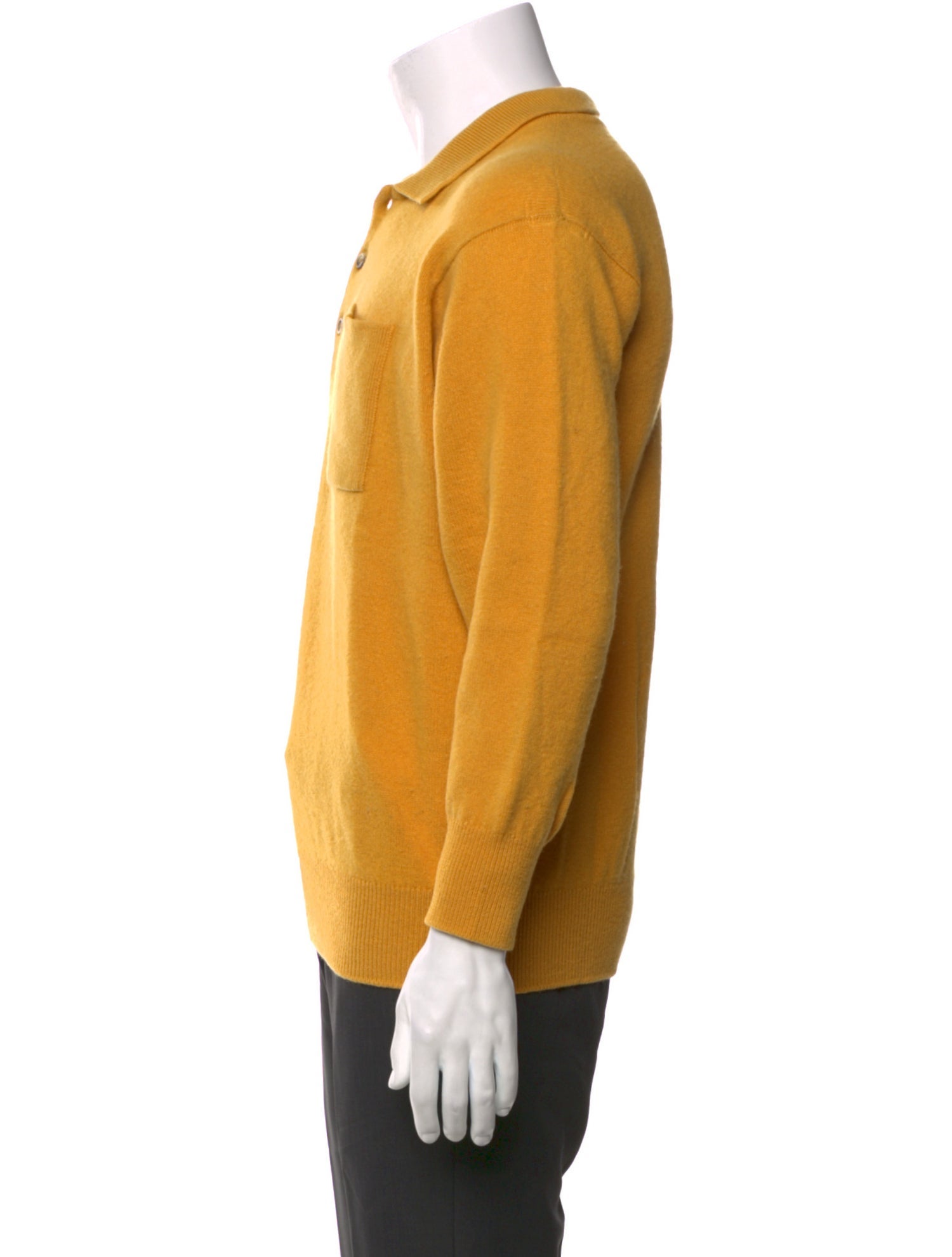 Johnstons of Elgin Lambswool Collar Polo Sweater